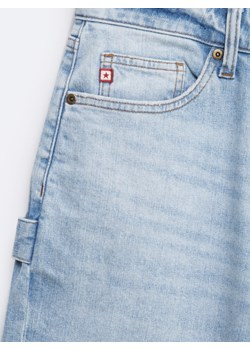 Szorty męskie jeansowe z przetarciami jasnoniebieskie Aleksy Workwear 220 Big Star - kod rabatowy