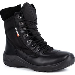 Buty zimowe męskie czarne Olivier  - zdjęcie produktu