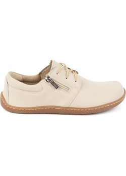 Damskie skórzane buty minimalistyczne barefoot 1244 beżowe Buty Olivier butyolivier - kod rabatowy