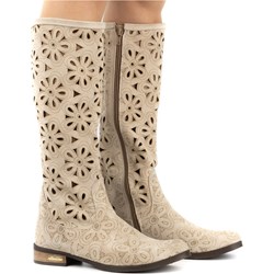 Kozaki damskie Buty Olivier skórzane z zamkiem  - zdjęcie produktu