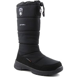 Śniegowce damskie American Club czarne z tworzywa sztucznego z zamkiem  - zdjęcie produktu