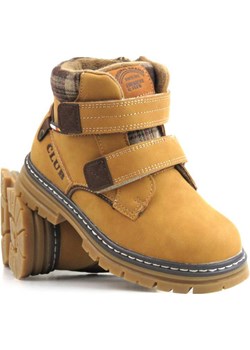 Trzewiki  dziecięce  American Club - XD103/23, brązowe American Club ulubioneobuwie - kod rabatowy