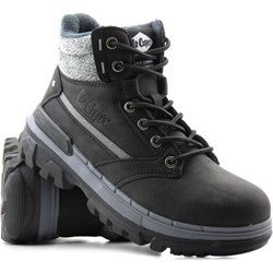 Szare buty trekkingowe damskie Lee Cooper sportowe sznurowane  - zdjęcie produktu