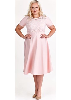 Sukienka FSU934 ŁOSOSIOWY JASNY Fokus  fokusfashion.com - kod rabatowy