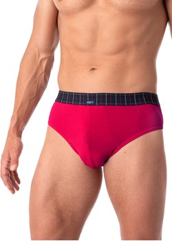 Gładkie slipy z kraciastą gumą 2szt - M Key PH KEY Sp. z o.o.  - kod rabatowy