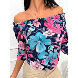 Bluzka damska Modnakiecka.pl casual z długim rękawem  - zdjęcie produktu