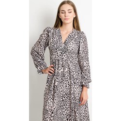 Sukienka Olika z długim rękawem z dekoltem v na wiosnę  - zdjęcie produktu