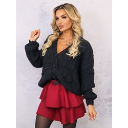 Sweter damski Olika w kwiaty na jesień  - zdjęcie produktu