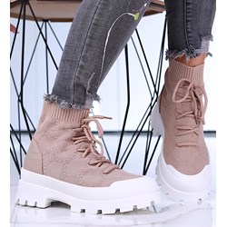 Workery damskie Pantofelek24 na platformie  - zdjęcie produktu