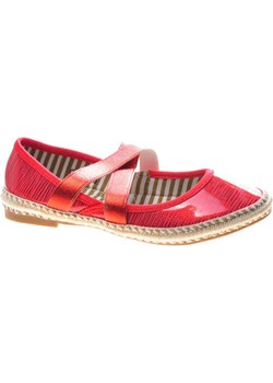 Wygodne dziewczęce balerinki RED /G-10-1 4890 GA097/ Pantofelek24 okazja pantofelek24.pl - kod rabatowy