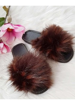 Pantofelek24.pl | Domowe klapki z futerkiem Rudy Mar-har  pantofelek24.pl wyprzedaż  - kod rabatowy