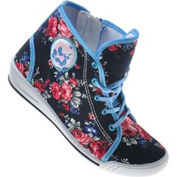 Trampki dziecięce Pantofelek24 na wiosnę w kwiaty  - zdjęcie produktu