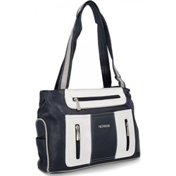 Shopper bag Hernan duża ze skóry ekologicznej w stylu młodzieżowym  - zdjęcie produktu