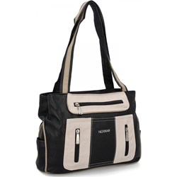 Shopper bag Hernan ze skóry ekologicznej duża  - zdjęcie produktu