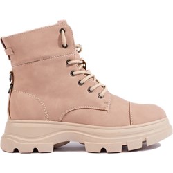 Workery damskie Shelovet sznurowane casual na platformie  - zdjęcie produktu