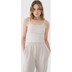 Bluzka damska 4F z okrągłym dekoltem z elastanu sportowa  - zdjęcie produktu