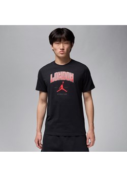 T-shirt męski London Jordan - Czerń Jordan Nike poland - kod rabatowy
