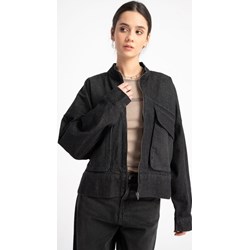 Kurtka dziewczęca jeansowa czarna  - zdjęcie produktu