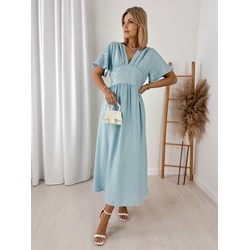 Sukienka z dekoltem w literę v maxi  - zdjęcie produktu