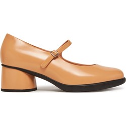 Ecco czółenka eleganckie brązowe bez zapięcia  - zdjęcie produktu
