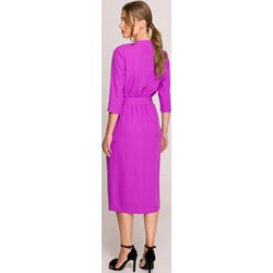 Sukienka Stylove kopertowa midi z długim rękawem  - zdjęcie produktu