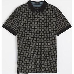 T-shirt męski czarny Diverse młodzieżowy z krótkim rękawem  - zdjęcie produktu