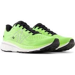 Buty sportowe męskie New Balance zielone wiosenne sznurowane z tkaniny  - zdjęcie produktu