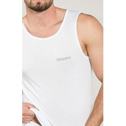 T-shirt męski biały Kappa z krótkim rękawem  - zdjęcie produktu