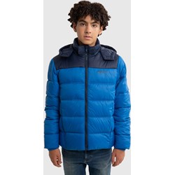 Niebieska kurtka chłopięca BIG STAR w nadruki z tkaniny  - zdjęcie produktu