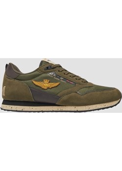 AERONAUTICA MILITARE Zielone sneakersy męskie Am With Eagle Crest, Rozmiar 41 Aeronautica Militare outfit.pl promocyjna cena - kod rabatowy