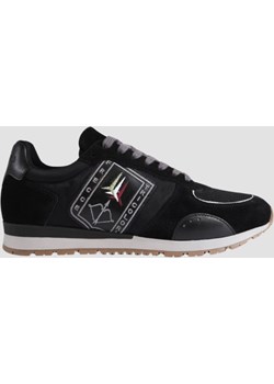 AERONAUTICA MILITARE Czarne męskie sneakersy Frecce Tricolori, Rozmiar 41 Aeronautica Militare okazja outfit.pl - kod rabatowy