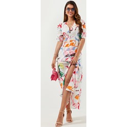 Sukienka Jacinshop w serek  - zdjęcie produktu