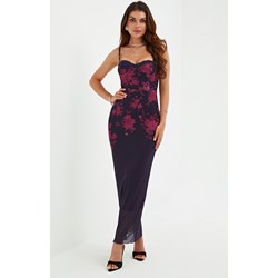 Sukienka Jacinshop maxi elegancka dopasowana na ramiączkach  - zdjęcie produktu