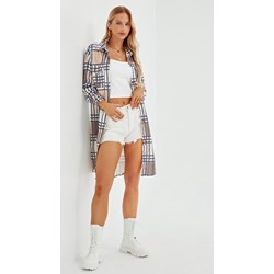 Koszula damska Jacinshop w kratkę  - zdjęcie produktu