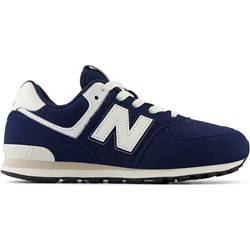 Buty sportowe dziecięce New Balance granatowe skórzane  - zdjęcie produktu