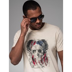 T-shirt męski Ombre z krótkim rękawem w stylu młodzieżowym  - zdjęcie produktu