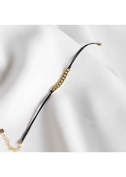 Bransoletka damska sznurek i srebro pozłacane Otien otien.com - kod rabatowy