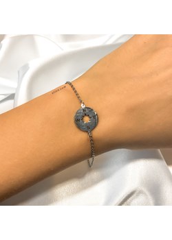 Bransoletka celebrytka srebrna Róża wiatrów / Kompas Otien otien.com - kod rabatowy