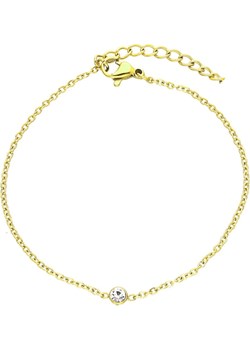 Bransoletka damska delikatna z małym kryształkiem stal chirurgiczna Otien otien.com - kod rabatowy