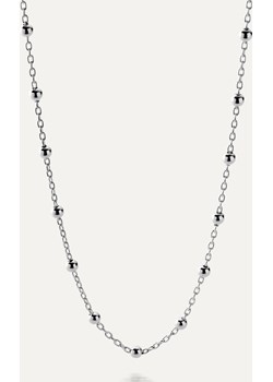 Delikatny łańcuszek ankier z kulkami, srebro 925 w pokryciu platyną - długość Giorre GIORRE - kod rabatowy