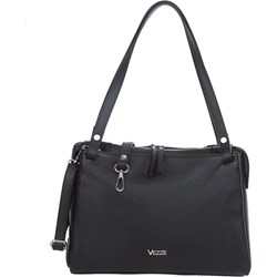 Shopper bag na ramię skórzana elegancka mieszcząca a8 matowa  - zdjęcie produktu