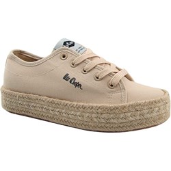 Espadryle damskie Lee Cooper sznurowane tkaninowe na platformie  - zdjęcie produktu