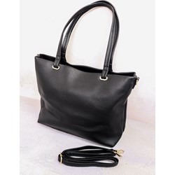 Olika shopper bag czarna glamour matowa  - zdjęcie produktu