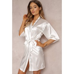 Szlafrok damski biały Renee  - zdjęcie produktu