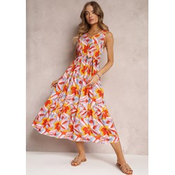 Sukienka Renee rozkloszowana z wiskozy bez rękawów midi  - zdjęcie produktu