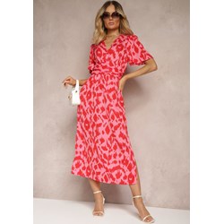 Sukienka Renee midi z krótkim rękawem casual  - zdjęcie produktu