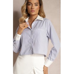 Koszula damska Renee z krótkim rękawem z kołnierzykiem  - zdjęcie produktu