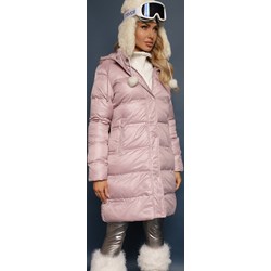 Kurtka damska Renee z kapturem długa  - zdjęcie produktu