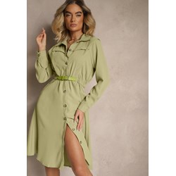 Sukienka Renee na uczelnię casual z długim rękawem mini  - zdjęcie produktu