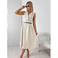 Sukienka na wiosnę w serek  - zdjęcie produktu